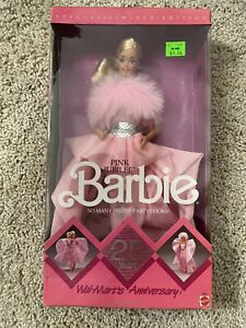 1987 Pink Jubilee Barbie  Wal-Mart's 25th Anniversary - #4589 -Box has wear