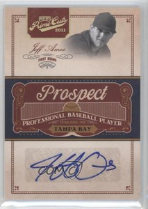 2011 Playoff Prime Cuts Prospect Signatures Century Gold /49 Jeff Ames #JA Auto