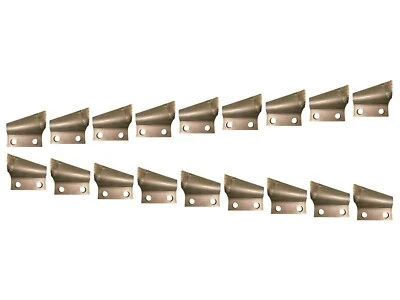 9 RH & 9 LH Carbide Trenching Teeth- B135910, B135911, 3" Centers on Bolt Hole - Image 1 of 2