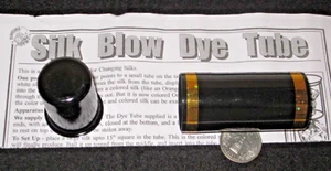 Silk Blow Dye Tube Zaubertrick - Utility Prop tauscht heimlich eine Seide aus, Bühne - Bild 1 von 4