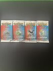 4 Different Empty Pokemon 2003 Ruby/Sapphire Booster Pack Opened Wrappers
