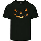 Halloween Pumpkin Face Funny Scary Mens Cotton T-Shirt Tee Top
