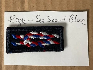 Sea Scout Blue Eagle Scout Square Knot Insignia Patch FREE Ship! - Picture 1 of 1