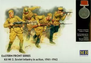 1/35 Figures: Soviet Infantry in Action 41-42 : #3523 :MASTERBOX - Bild 1 von 1
