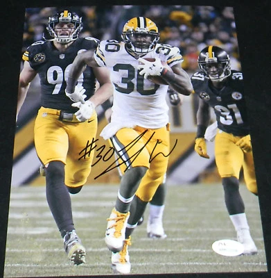 JAMAAL WILLIAMS SIGNED AUTOGRAPHED GREEN BAY PACKERS 8x10 PHOTO JSA - Image 1 of 2