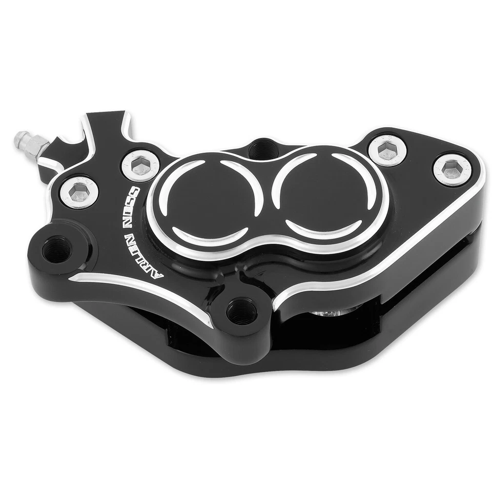 Carcasa pinza delantera izquierda negra Arlen Ness P-3200 Foto 1 de 1