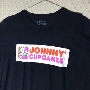 Johnny Cupcakes Runs On Cupcakes Exclusive Black Shirt 3XL Dunkin Logo Parody - Picture 1 of 6