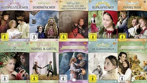 10x MÄRCHENPERLEN Hänsel & Gretel RÜBEZAHL Der süße Brei ZWERG NASE.. DVD Neu - Bild 1 von 1