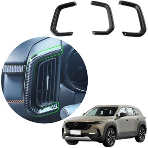 Carbon Fiber Car Dashboard side Air Vent Cover Trim For Mazda CX-50 2023-2024 - Picture 1 of 6