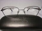 FLEUR DE LIS Eyeglass Frames L124  in BROWN  52-16-135-36V W/ Generic case