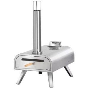 16 In. Wood Pellet Pizza Oven in Stainless Steel, Portable Outdoor Pizza Grill - Picture 1 of 12