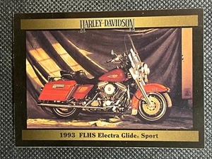 1993 Collect-A-Card HARLEY DAVIDSON #262 1993 FLHS ELECTRA GLIDE SPORT - Foto 1 di 2