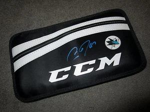 MARTIN JONES San Jose Sharks SIGNED Autographed Goalie Blocker w/ COA - Picture 1 of 1
