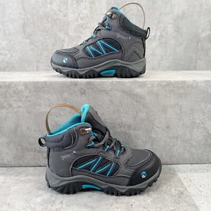 Gelert Horizon Mid WP Jr Walking Boots Grey & Blue Size Infants 8 / 25.5 - Picture 1 of 14