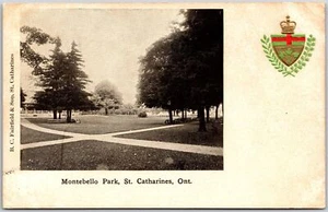 Montebello Park Saint Catharines Ontario Canada Ground Pathways Postcard - Picture 1 of 2