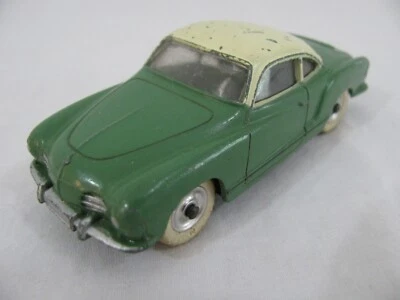 Volkswagen Karmann Ghia cupé vintage Dinky Toys escala 1/43 verde #187 en muy buena condición Foto 1 de 4