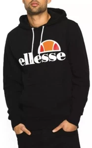 NUEVA CON ETIQUETAS Sudadera Ellesse Para Hombre Nueva Algodón Sobrecabeza Negra con Capucha Pequeña S NUEVA - Imagen 1 de 4