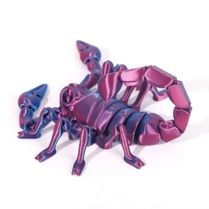 3D Printed Scorpion Simulation Toy Movable Retractable Joints Creative Model - Photo 1/27