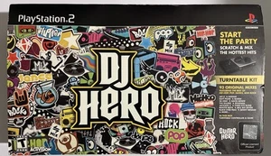 DJ Hero PS2 Playstation 2 Turntable W/ Game - Picture 1 of 6