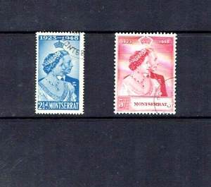 Montserrat: 1948, Royal Silver Wedding, Fine used set - Picture 1 of 2