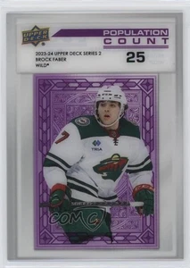 2023-24 Upper Deck Serie 2 Popolazione Conteggio 25 Brock Faber #PC-51 Rookie RC - Foto 1 di 3