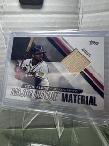 2024 Topps Series 1 - Major League Material Ozzie Albies #MLM-OA (MEM) - Picture 1 of 2