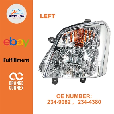 2002-2005 LH Left  Head Light Lamp Crystal For Holden Rodeo Denver - image 1 of 2