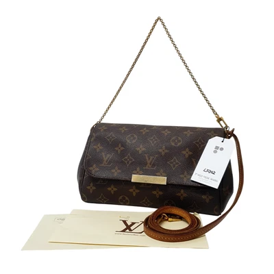 Auténtico Louis Vuitton Favorito MM Monograma M40718 Genuino Con Factura LF302 Foto 1 de 4