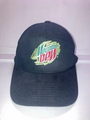 Винтажная черная кепка Mountain Dew XBox 360 Flex Fit Select Design Microsoft - Изображение 1 из 4