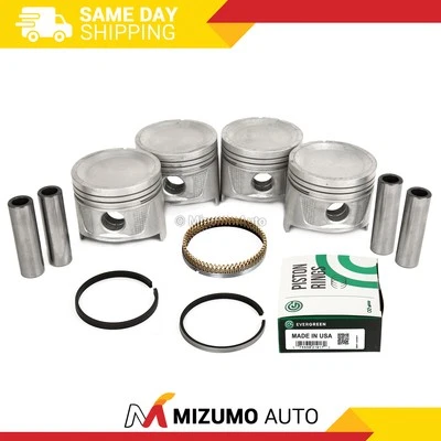 Pistões com anéis adequados 89-93 Isuzu Amigo Pickup Trooper 2.3L SOHC 4ZD1 - Imagem 1 de 4