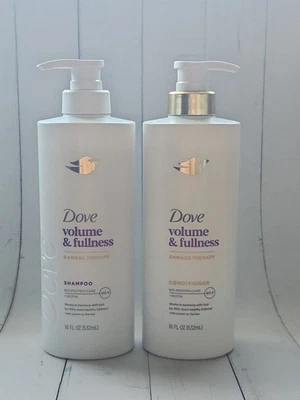 (Set of 2) Dove Volume & Fullness Damage Therapy Shampoo and Conditioner, 18 oz - Image 1 of 2
