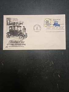 Automático eléctrico 1917 FDC, Scott # 1906, #1581 Inkwell & Quill, 25 de junio de 1981, Cachet - Imagen 1 de 2