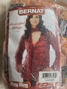 Bernat Beautiful Bling Sweater Kit Pattern 530142 10 Skeins Of Twinkle Toes Yarn - Picture 1 of 3