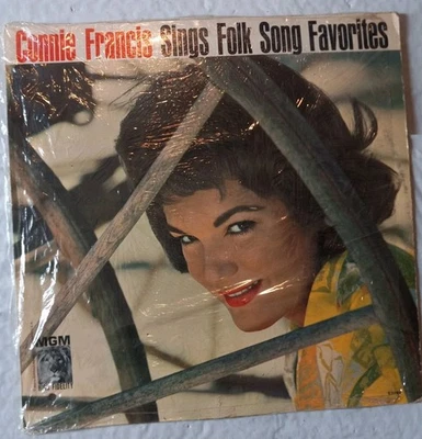 🎙 🎵 CONNIE FRANCIS Sings Folk Song Favorites 33 RPM LP Vinyl MGM Collectable  - Image 1 of 4