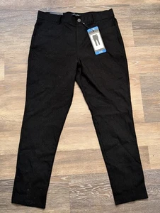 Pantalones de mujer Mario Serrani texturizados grandes negros al tobillo - Imagen 1 de 17