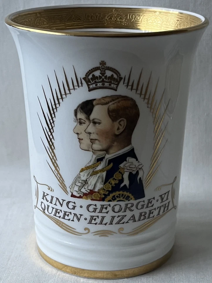 Mintons King George VI And Queen Elizabeth 1937 Coronation Beaker, 422/2,000. - Image 1 of 4