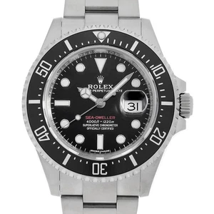 ROLEX SEA-DWELLER senza corona 126600 nero numero casuale seconda mano uomo - Foto 1 di 8