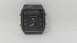 Radio Shack Tandy ANALOG, DIGITAL Talking Watch 63-5045, for parts or repair - Picture 1 of 4