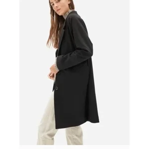 Abrigo Everlane negro mediano nuevo sin etiquetas - Imagen 1 de 5