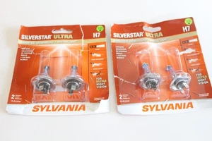Faro proiettore Sylvania Silverstar ULTRA H7 2 set 4 lampadine totale SCATOLA APERTA 7/4 - Foto 1 di 9