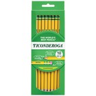 Ticonderoga Number 2 Pencils 10 Pack Pre Sharpened Non Toxic Latex Free Erasers