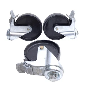 Lot of 3 Blickle LKRA-POA 125G-FI Swivel Casters ø5in x 1-1/4in Wheel, Synthetic - Picture 1 of 5