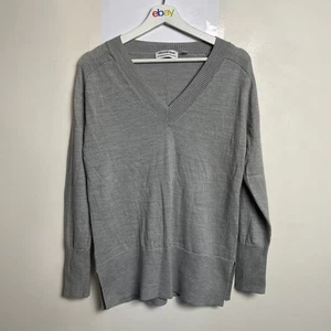 Country Road Merino Wool Jumper Womens Medium Grey Pullover Sweater Traceable - Bild 1 von 7