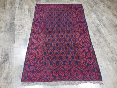 Geometric Turkish Vintage Rug,Farmhouse Vintage Anatolian VillageRug 2.10x4.8 - Image 1 of 4