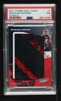 2017 Panini National Convention Towels Deshaun Watson #1 PSA 7 Rookie RC - Image 1 of 2