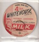 Whitehouse Dairy Co. milk cap-Cleveland, Ohio
