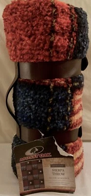 Manta Sherpa de Gran Tamaño Roble Mossy Estrellas Primitivas Nueva Foto 1 de 4