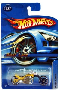 2006 Hot Wheels #137 Mainline Car Blast Lane yellow - Picture 1 of 1