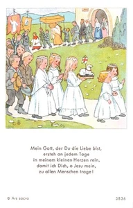 Diligence picture holy image prayer picture "IDA BOHATTA" Holy card Ars sacra" H202" - Picture 1 of 1