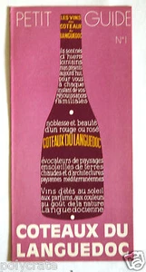 Pub Petit guide des vins des Coteaux du Languedoc n°1 An. 70 - Picture 1 of 2